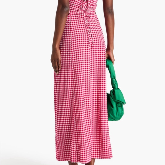 Ganni Stretch Seersucker Maxi Dress (like new!) - Picture 3 of 5